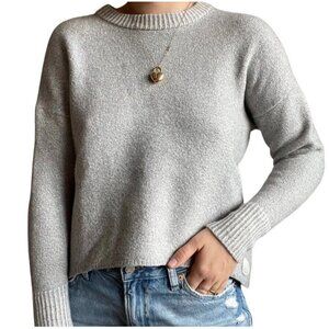Allbirds Light Gray 100% Merino Wool Sweatshirt Sweater Women’s Size Small